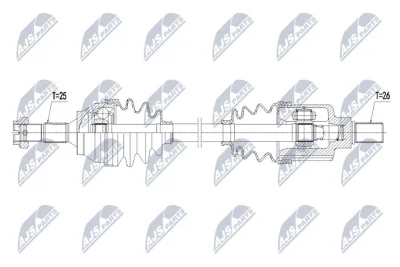 Приводной вал NTY NPW-PE-063