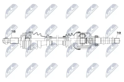 Приводной вал NTY NPW-PE-079