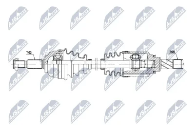 Приводной вал NTY NPW-RE-063