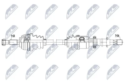 Приводной вал NTY NPW-RE-136