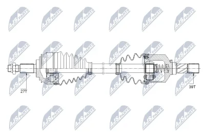 Приводной вал NTY NPW-RE-154