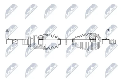 Приводной вал NTY NPW-RE-155