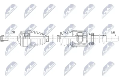 Приводной вал NTY NPW-RE-163