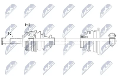 Приводной вал NTY NPW-RE-165