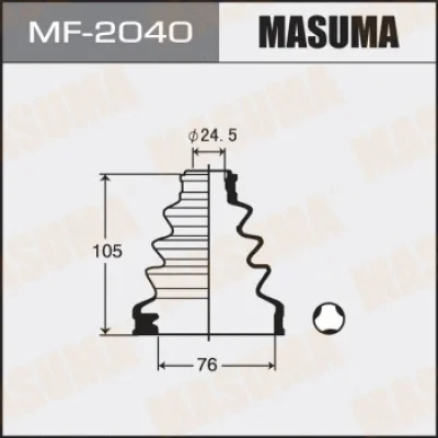 MF-2040 MASUMA Комплект пыльника, приводной вал