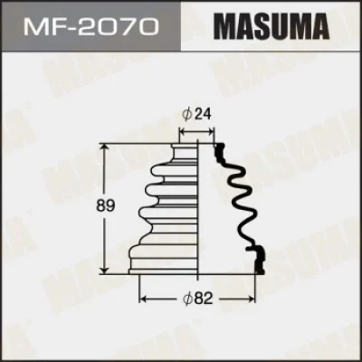 Комплект пыльника, приводной вал MASUMA MF-2070