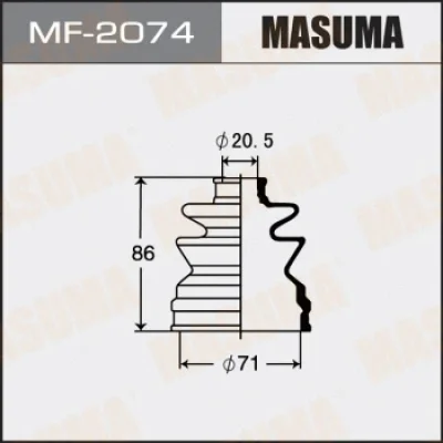 Комплект пыльника, приводной вал MASUMA MF-2074