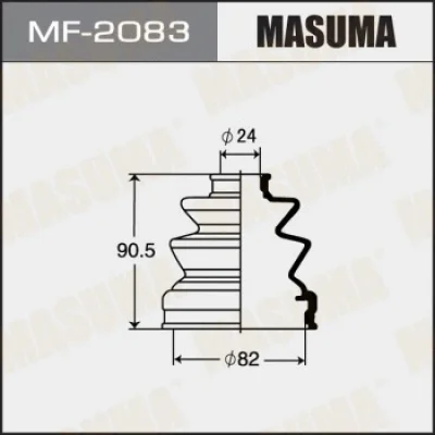 Комплект пыльника, приводной вал MASUMA MF-2083