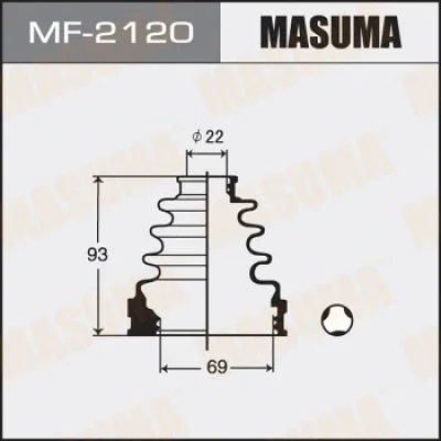 Комплект пыльника, приводной вал MASUMA MF-2120
