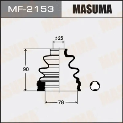Комплект пыльника, приводной вал MASUMA MF-2153