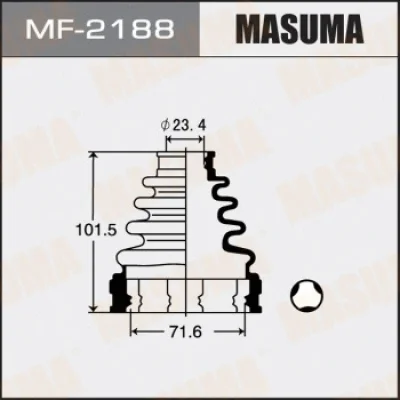 Комплект пыльника, приводной вал MASUMA MF-2188