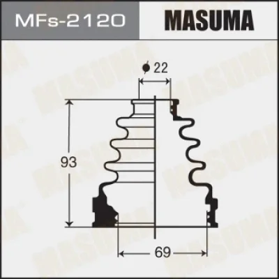 Комплект пыльника, приводной вал MASUMA MFS-2120