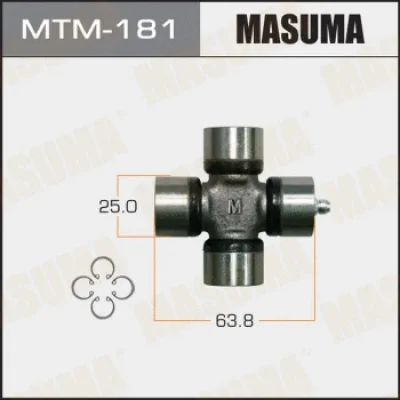 MTM-181 MASUMA Шарнир, продольный вал