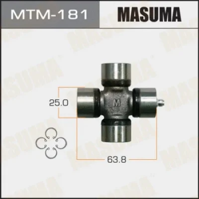 Шарнир, продольный вал MASUMA MTM-181