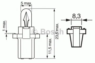 1 987 302 220 BOSCH Лампа накаливания