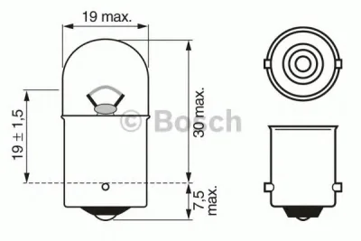 1 987 302 283 BOSCH Лампа накаливания