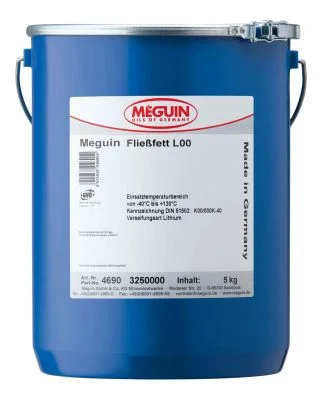 Смазка литиевая для централизованных систем cмазки Fliessfett L00 5кг MEGUIN 4690