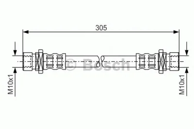 1 987 476 107 BOSCH Тормозной шланг