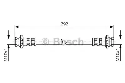 1 987 476 657 BOSCH Тормозной шланг