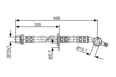 1 987 481 105 BOSCH Тормозной шланг