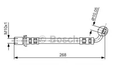 1 987 481 130 BOSCH Тормозной шланг