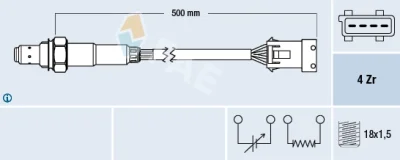 Лямбда-зонд FAE 77232