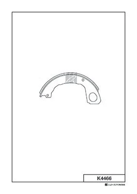 Комлект тормозных накладок MK KASHIYAMA K4466