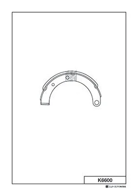 Комлект тормозных накладок MK KASHIYAMA K6600