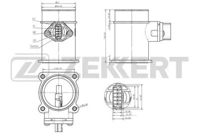 SE-1017 ZEKKERT Расходомер воздуха