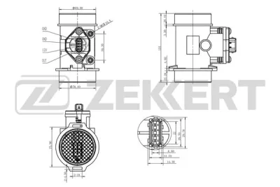 SE-1020 ZEKKERT Расходомер воздуха