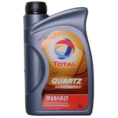Моторное масло 5W40 синтетическое Quartz Energy 9000 1 л TOTAL 166245