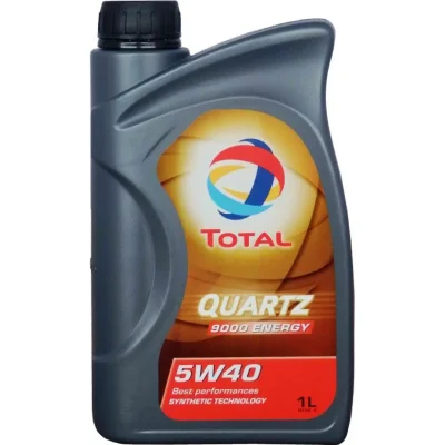 Моторное масло 5W40 синтетическое Quartz 9000 1 л TOTAL 166243
