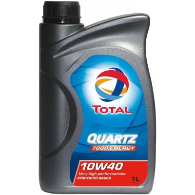 Моторное масло 10W40 полусинтетическое Quartz 7000 1 л TOTAL 166049