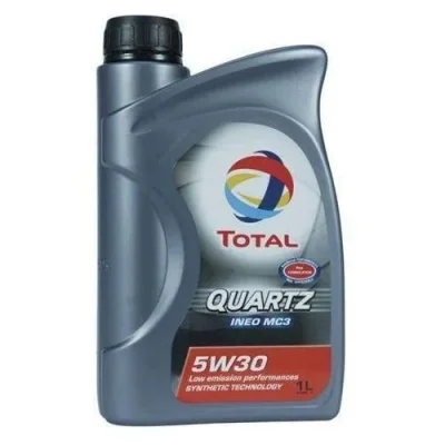 Моторное масло 5W30 синтетическое Quartz Ineo MC3 1 л TOTAL 166254