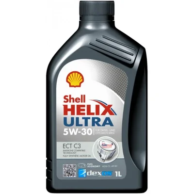 Моторное масло 5W30 синтетическое Helix Ultra ECT C3 1 л SHELL 550042846