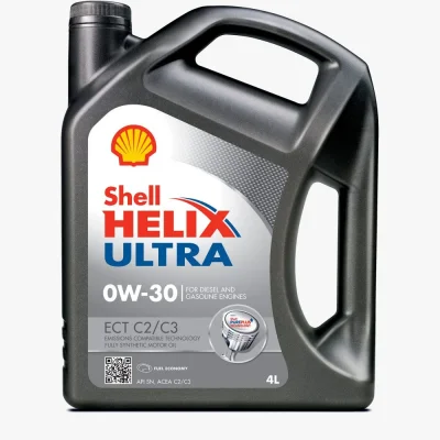 Моторное масло 0W30 синтетическое Helix Ultra ECT C2/C3 4 л SHELL 550042353