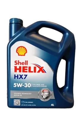 Моторное масло 5W30 полусинтетическое Helix HX7 4 л SHELL 550040304