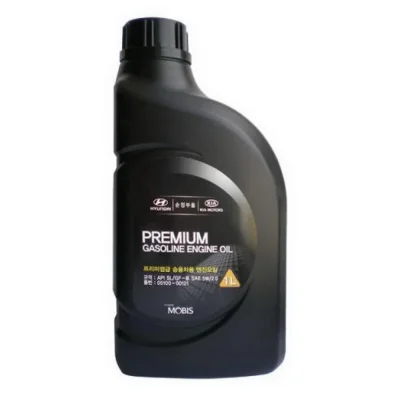 Моторное масло 5W20 полусинтетическое MOBIS Premium Gasoline 1 л HYUNDAI/KIA/MOBIS 05100-00121