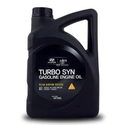 Моторное масло 5W30 синтетическое MOBIS Turbo Syn 4 л HYUNDAI/KIA/MOBIS 05100-00441