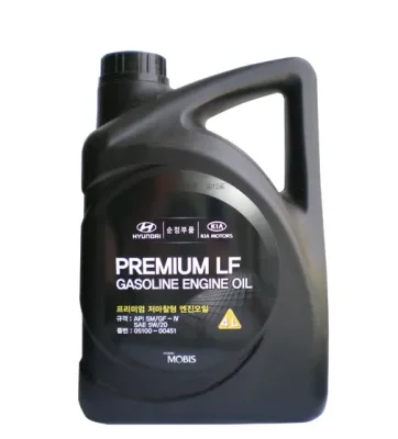 Моторное масло 5W20 синтетическое MOBIS Premium LF Gasoline 4 л HYUNDAI/KIA/MOBIS 05100-00451