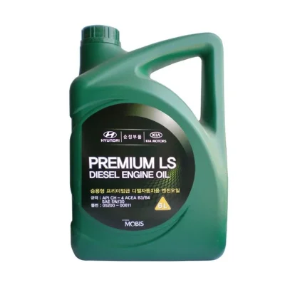 Моторное масло 5W30 полусинтетическое MOBIS Premium LS Diesel 6 л HYUNDAI/KIA/MOBIS 05200-00611