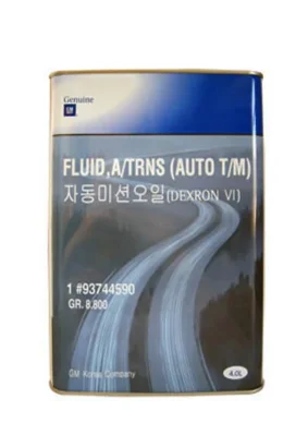 Трансмиссионное масло gm fluid, a/trns, dexron vi (auto t/m) GM 93744590