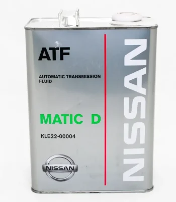 Масло трансмиссионное ATF Matic D 4 л NISSAN KLE22-00004