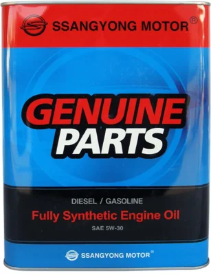 Diesel/gasoline fully synthetic engine oil 5w-30 SSANGYONG 0000000658