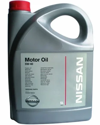 KE900-90042 NISSAN Моторное масло 5W40 синтетическое Motor Oil 5 л