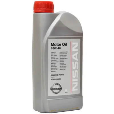 Моторное масло 10W40 полусинтетическое Motor Oil 1 л NISSAN KE900-99932