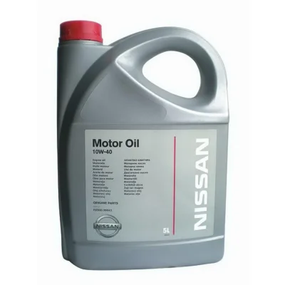 Моторное масло 10W40 полусинтетическое Motor Oil 5 л NISSAN KE900-99942