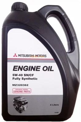 Genuine oil 5w-40 sn/cf MITSUBISHI MZ320362