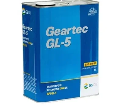 Масло трансмиссионное 85W140 полусинтетическое Geartec GL-5 4 л KIXX L2984440E1