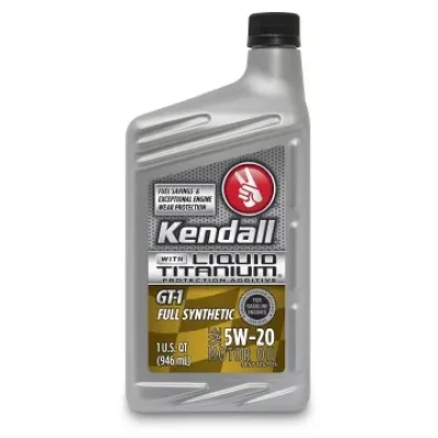 Gt-1 full synthetic motor oil with liquid titanium 5w-20 KENDALL 1057228